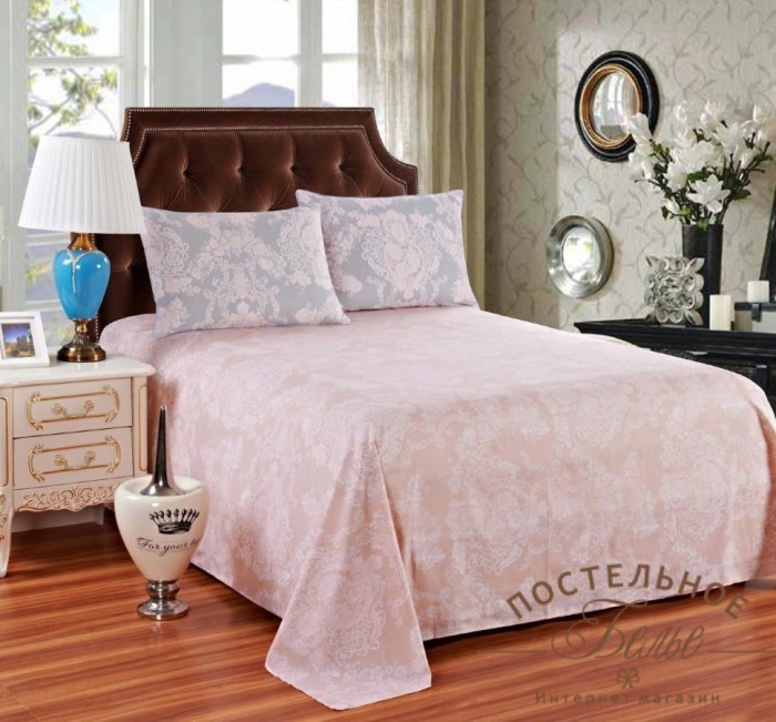 Архелия-Архелия (серая) Комплект постельного белья сатин Евро 4н