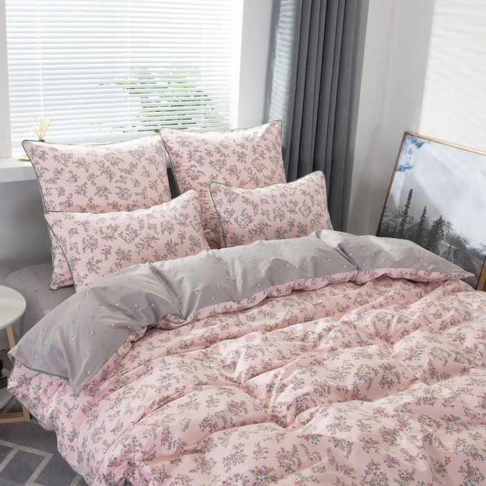 Валентина (персик) Комплект постельного белья Сатин 2х