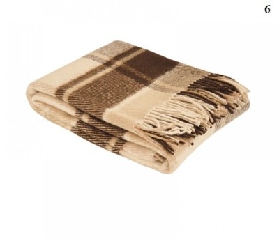 Плед шерстяной 100% шерсть арт.6 140х200