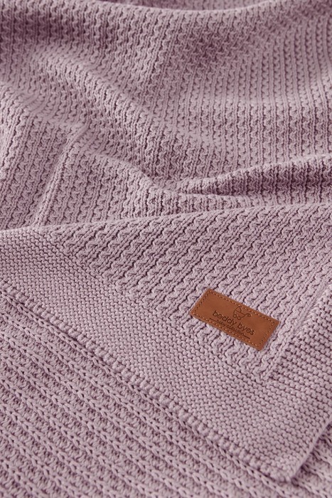 Вязаный плед Frezya (BB 3065) Сиреневый