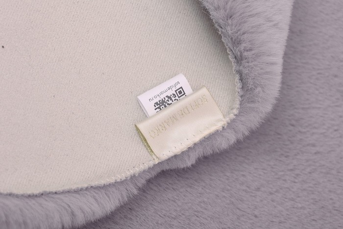 Коврик Плюшевый (пеп лиловый) 80х120