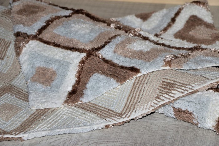 Коврик для ванной жаккард "MODALIN" цветной ERAK 70x120 см 1/1 Синий