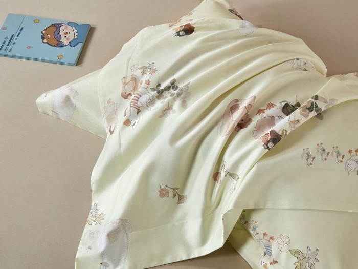 Постельное белье Asabella 1,5-спальный египетский хлопок Premium 2266-4S 