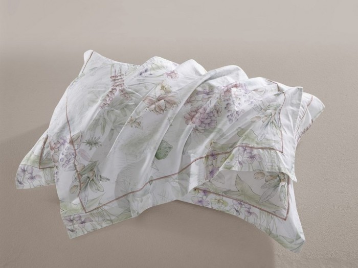 Комплект постельного белья Евро, сатин с лазерной печатью 2349-6 