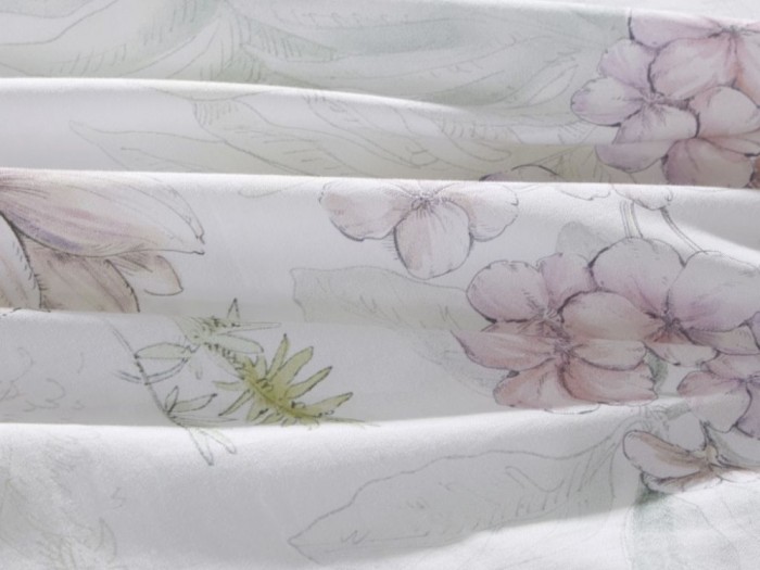 Комплект постельного белья Евро, сатин с лазерной печатью 2349-6 