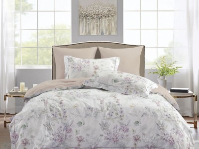 Комплект постельного белья Евро, сатин с лазерной печатью 2349-6 