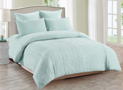 Эйприл (голубая) Комплект постельного белья жатка Евро 4н