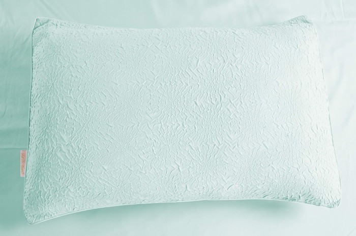 Эйприл (голубая) Комплект постельного белья жатка Евро 4н