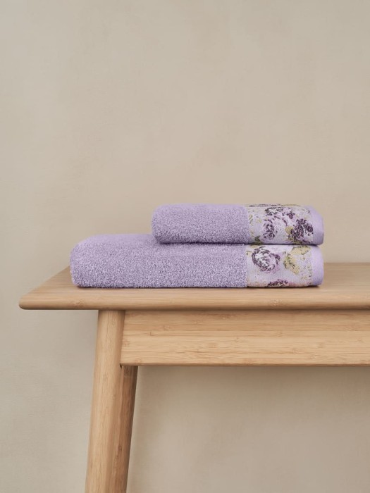 Полотенце Arya 70х140 Desima Лиловый