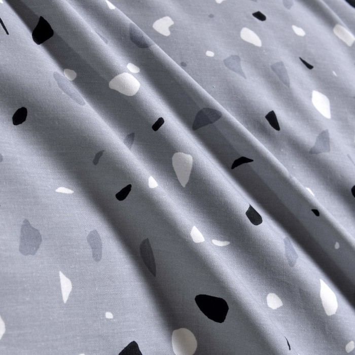 Гелия (серая) Комплект постельного белья сатин 1.6