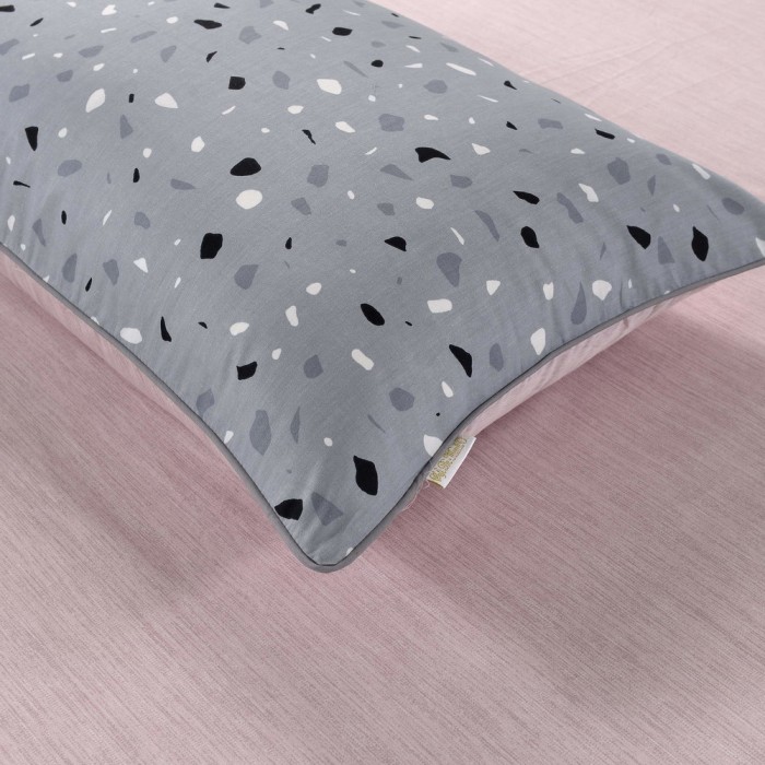 Гелия (серая) Комплект постельного белья сатин 1.6