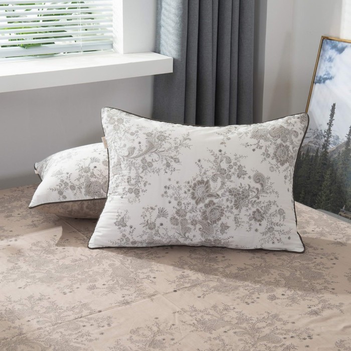 Карина (беж) Комплект постельного белья сатин Евро 4н