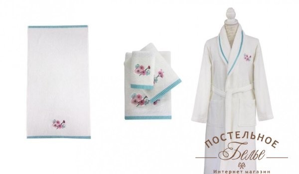 Полотенца ROSEBERRY MISTERIOSO White-30x50
