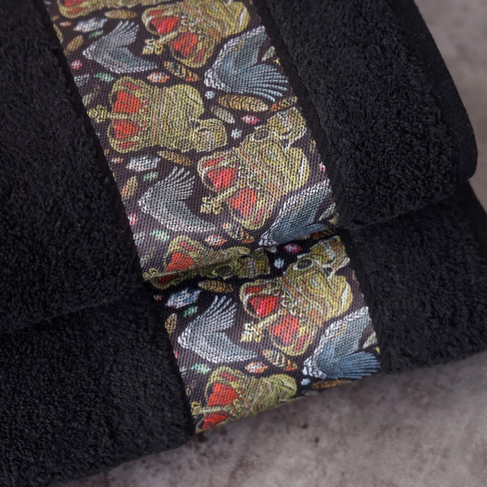 Hamlet (черное) 50х90 Полотенце Махровое