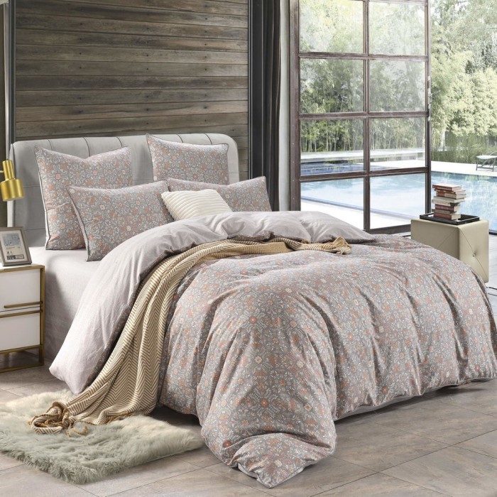 Петра (беж) Комплект постельного белья сатин 7Е