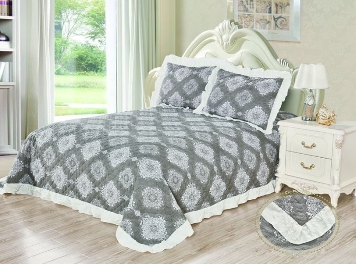 Покрывало Казанова Покрывало 2х Кертис (капучино) 240х260 SR56-183-2.4