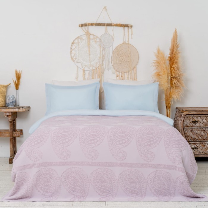 Покрывало-Простыня Arya Махровое Misley Лиловый