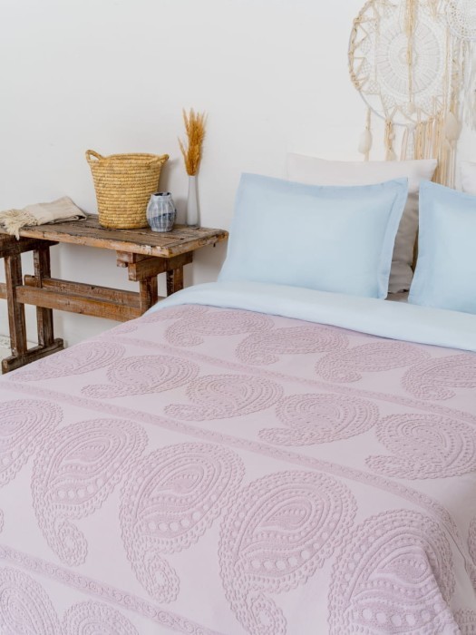 Покрывало-Простыня Arya Махровое Misley Лиловый