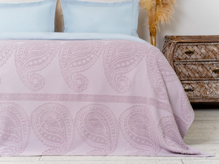 Покрывало-Простыня Arya Махровое Misley Лиловый