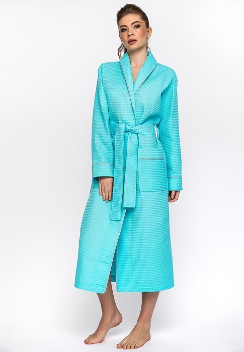 Вафельный халат NATUREL (E 721) Ментол
