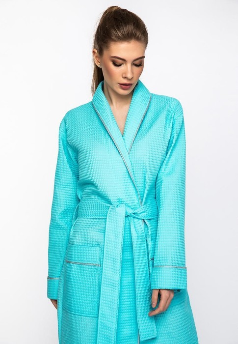 Вафельный халат NATUREL (E 721) Ментол