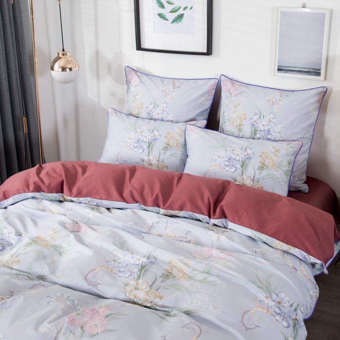 Сиара Комплект постельного белья сатин Евро 4н