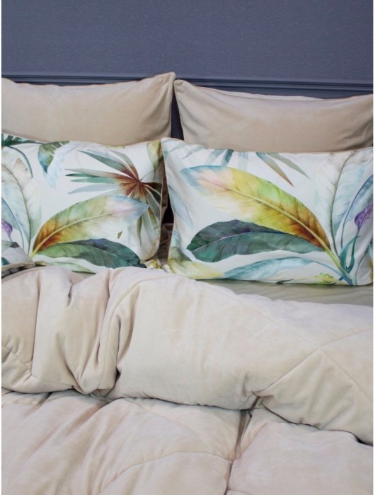 Комплекты для сна Фиджи (бежевый) ABC Egypt Cotton, Евро