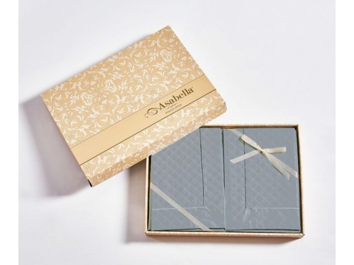 Постельное белье Asabella 2219-6 евро хлопковый жаккард