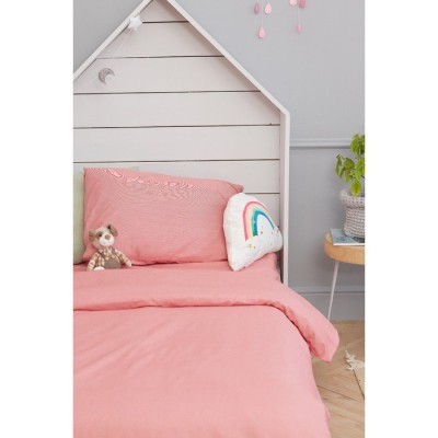 Детское постельное бельё Этель «Полосы» 1.5 сп, цвет красный, 143х215 см, 150х214 см, 50х70 см