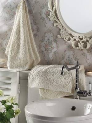 KRONA (крем) 70х140 Полотенце Жаккард