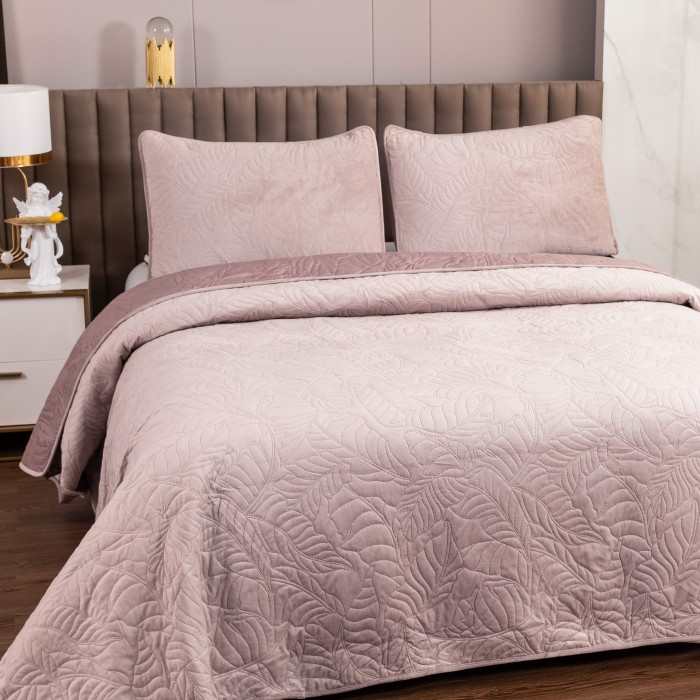 Мелисса (пепел роза) Покрывало 240х260