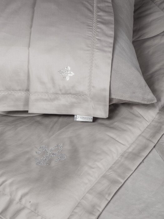 Комплекты для сна Lindor Fluffy (серый беж) Egyptian Cotton Семейный