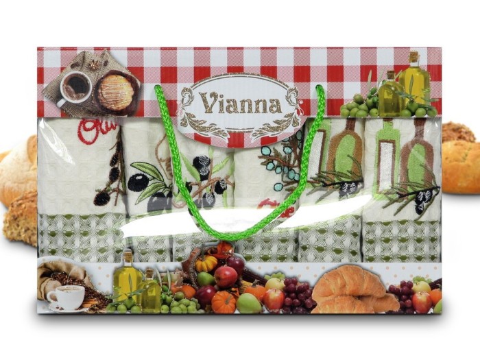 Набор кухонных полотенец Vianna Luxury Series (35x50 - 6 шт) 8052-05