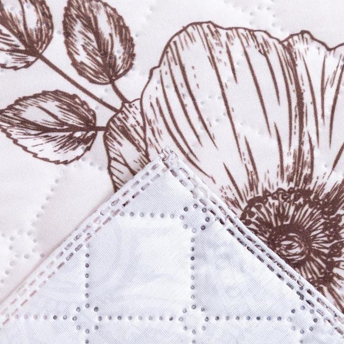 Покрывало "Этель" 2 сп Flowers, 180х220 см, микрофибра