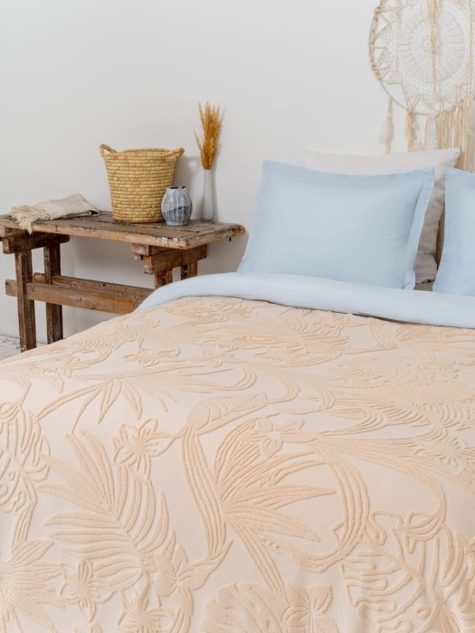 Покрывало Arya махровое Botanical Garden Светло-Бежевый