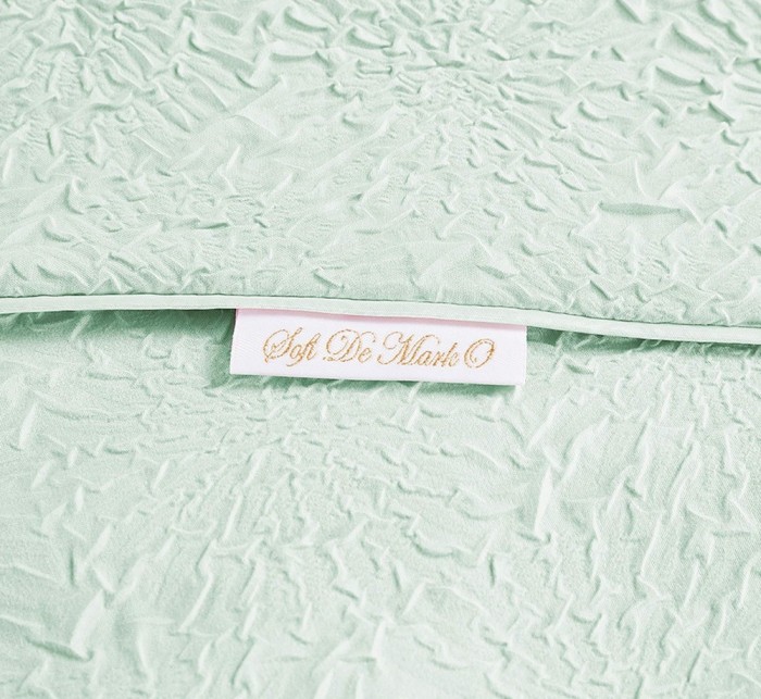 Эйприл (изумруд) Комплект постельного белья жатка Евро 4н