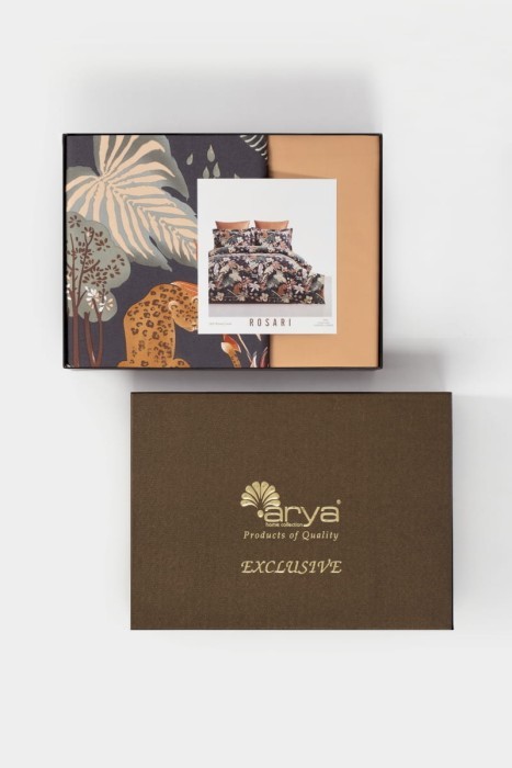 Постельное белье Arya Exclusive сатин 2 Сп. 200x220 Rosari