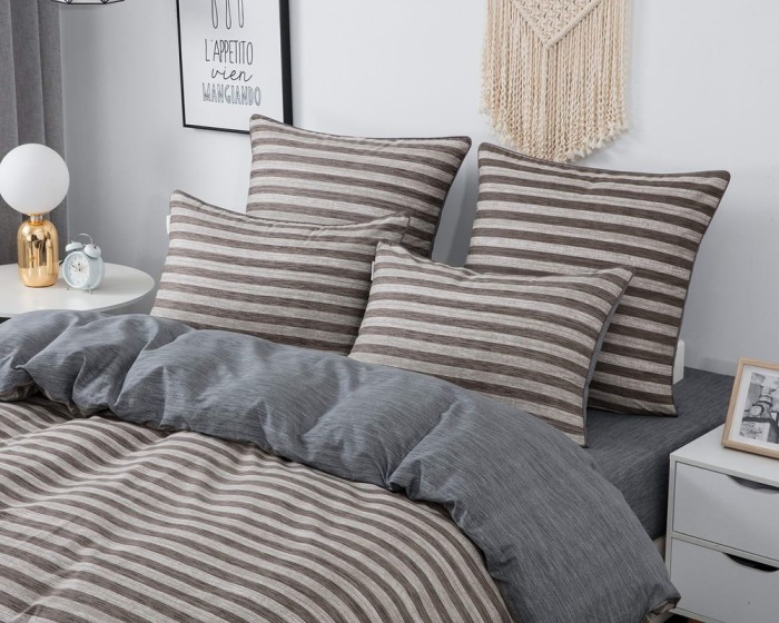 Эйдан Комплект постельного белья сатин Евро 4н