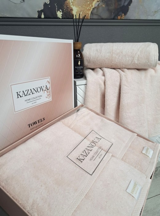    Полотенце Lavinia (пудра) 50х90см "KAZANOV.A" 
