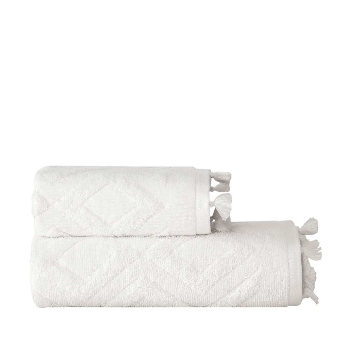 Полотенце Arya Жаккард С Бахромой 50X90 Duma Экрю