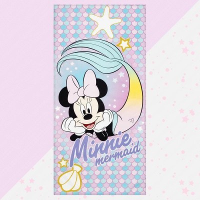 Полотенце  &quot;Минни Маус&quot; 70х146 см, 100% хлопок  160гр/м2