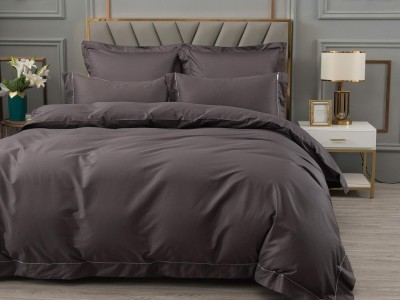 Дайкири  сланцево-серый 7Е Комплект постельного белья сатин