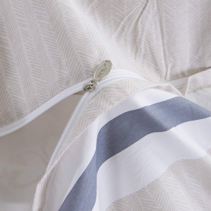 Гэри (серый) Комплект постельного белья сатин Евро 4н