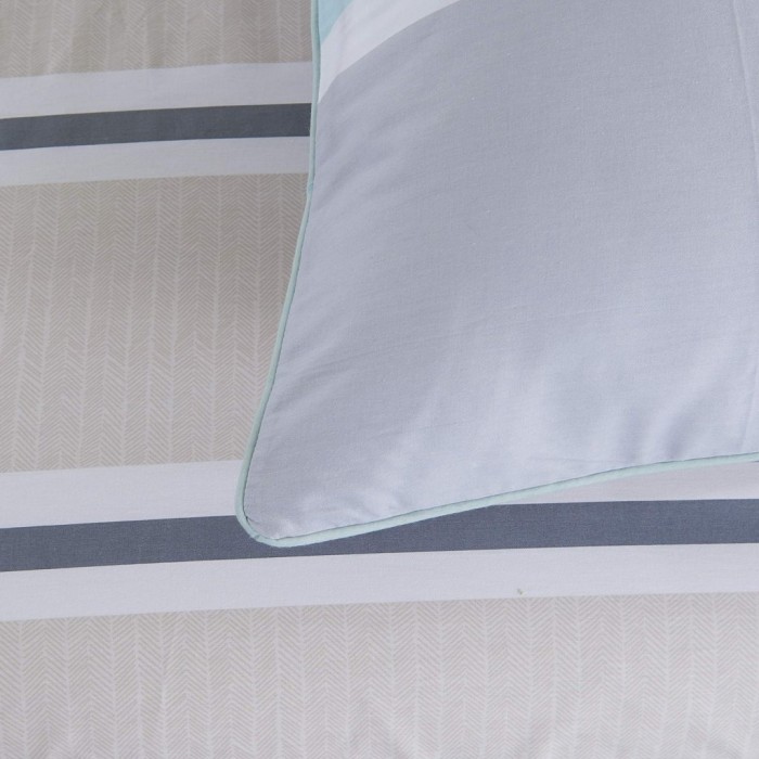 Гэри (серый) Комплект постельного белья сатин Евро 4н