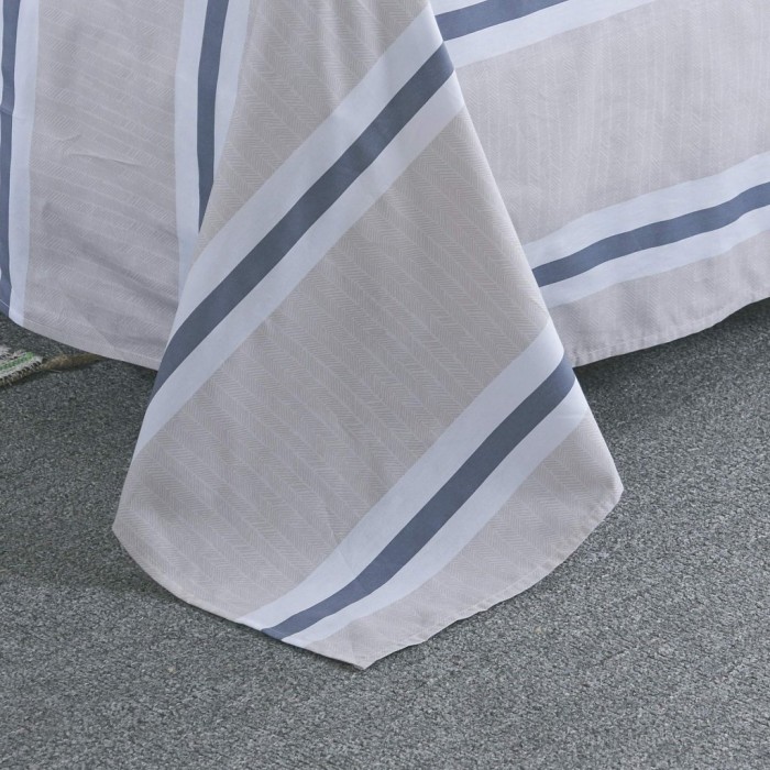 Гэри (серый) Комплект постельного белья сатин Евро 4н