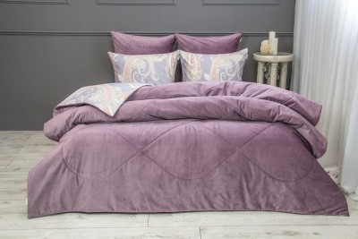 Постельный набор евро Фрезия жемчужная мята АВС Egypt Cotton