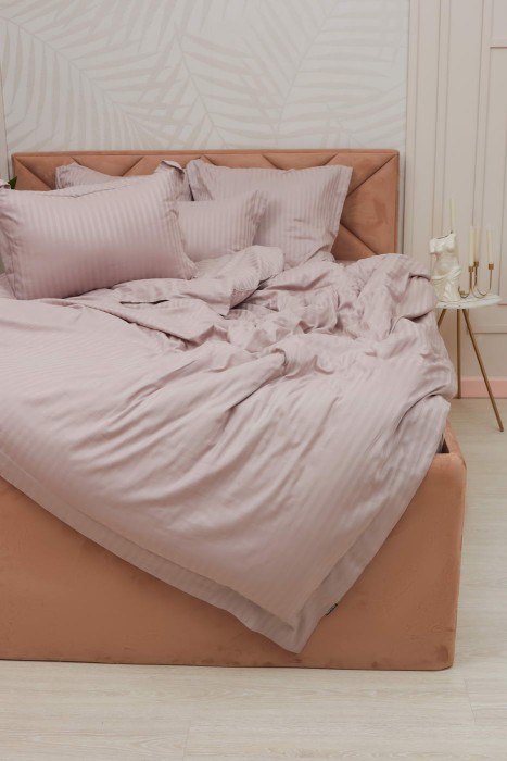 Моне (пеп роза) страйп сатин 7Е