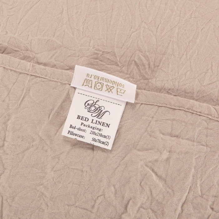 Камелия (беж) Евро Комплект Вышивка