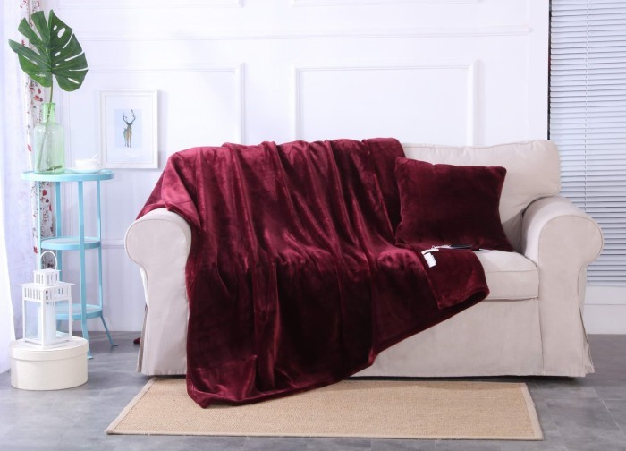 Марсель (бордо) Наволочка 45х45