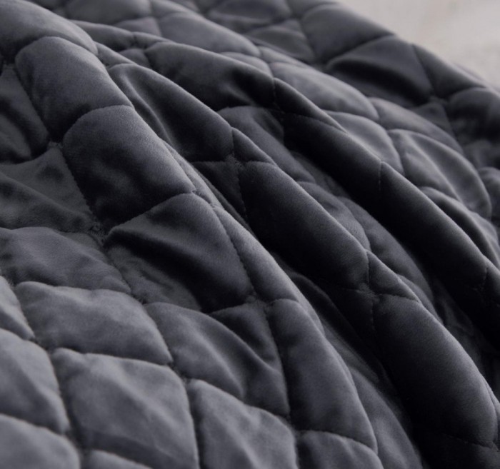 Натаниэль (антрацит) Покрывало 160х220